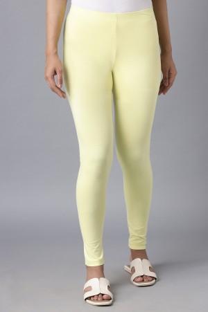 yellow cotton lycra tights