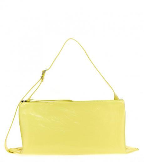 yellow empire shoulder bag