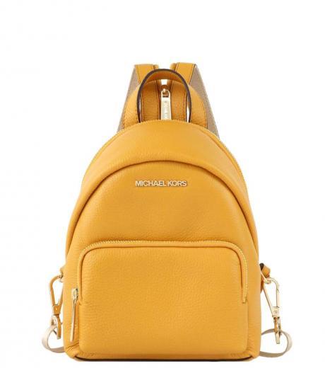 yellow erin small backpack
