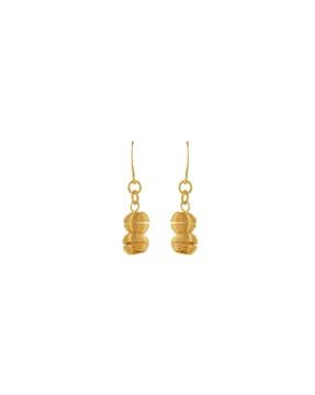 yellow gold drop earrings