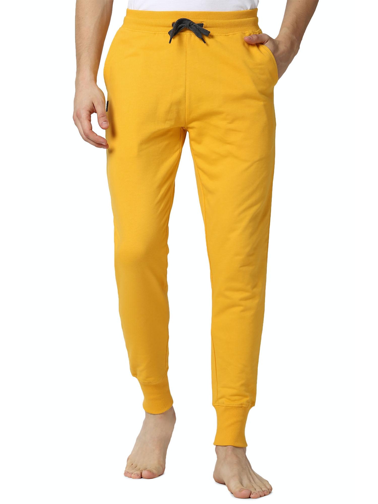 yellow joggers