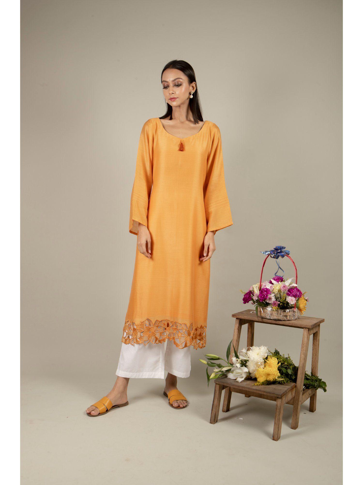 yellow kurta