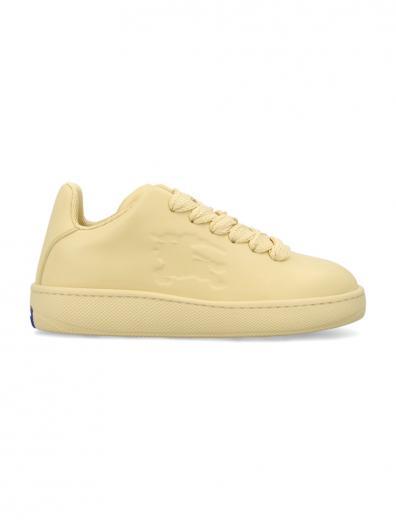 yellow lace up sneakers