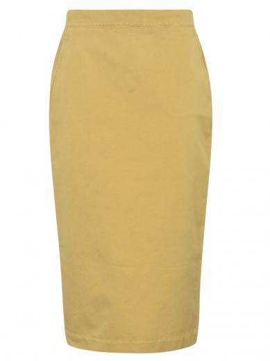yellow logo skirt
