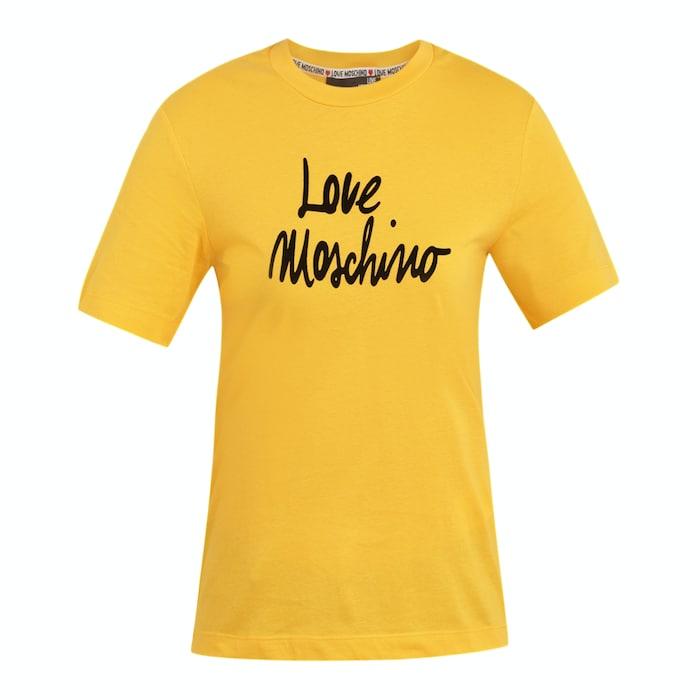 yellow logo t shirt