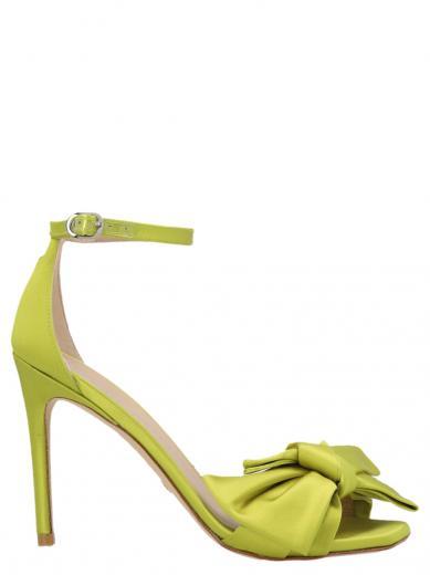 yellow loveknot heels