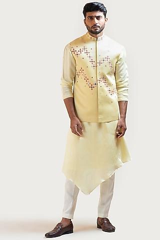 yellow nehru nehru jacket