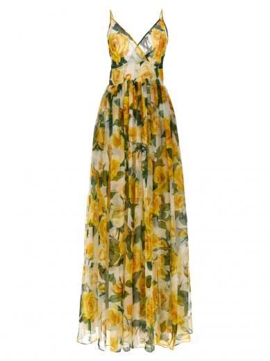yellow rose gialle dress