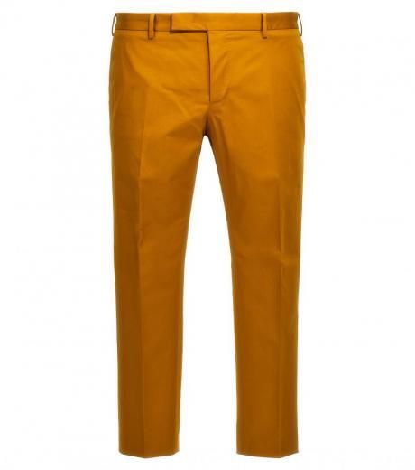 yellow skinny fit pants