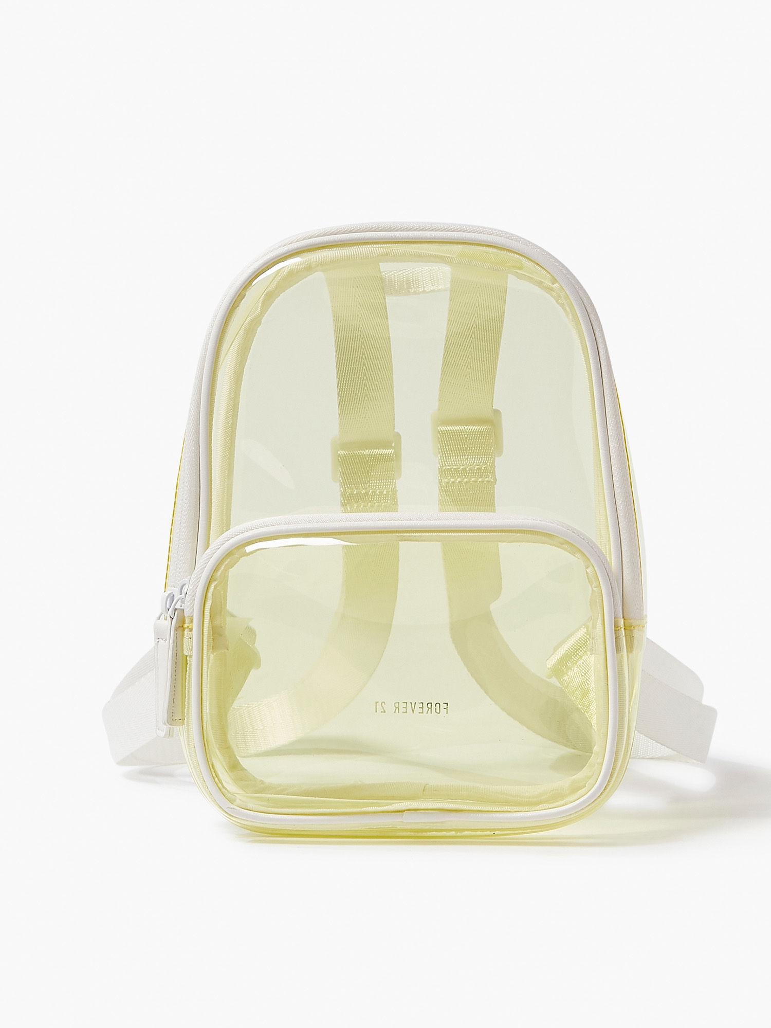 yellow solid backpack