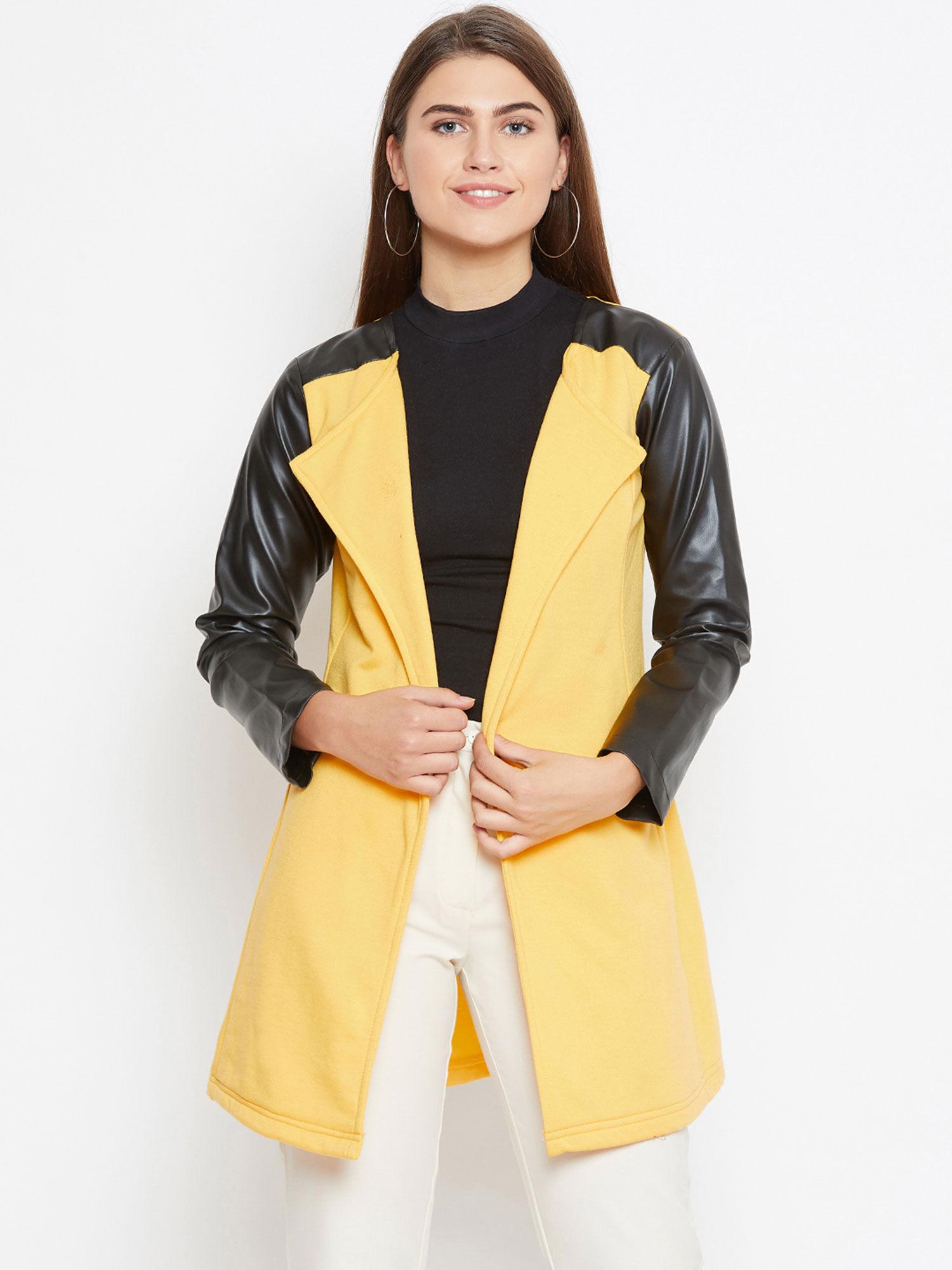 yellow solid coat