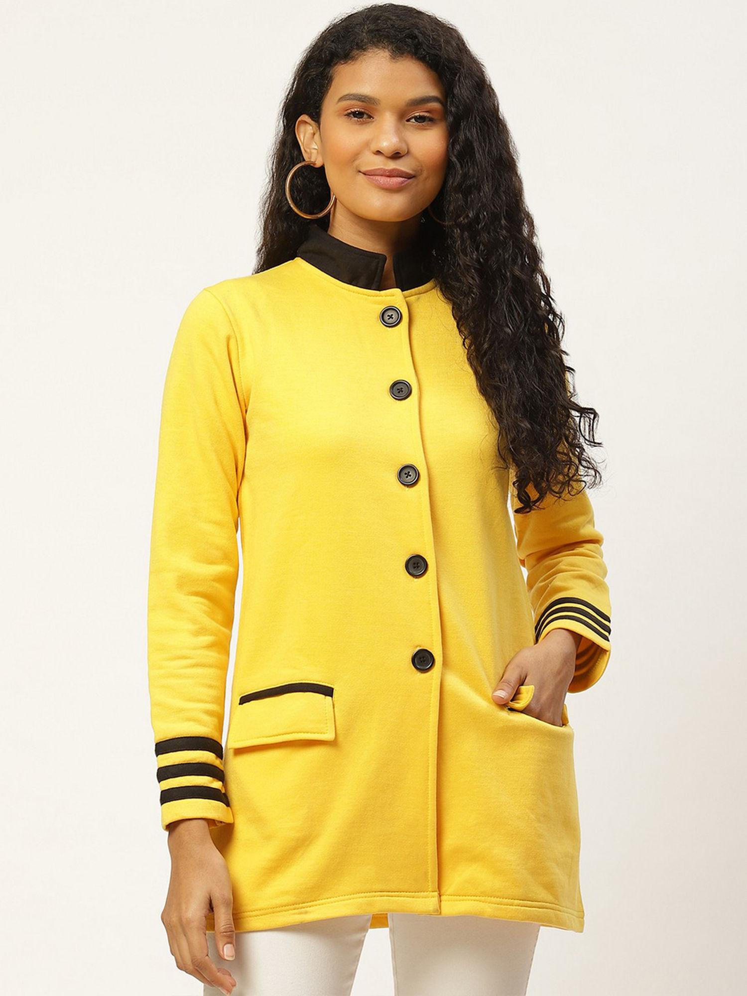 yellow solid coat