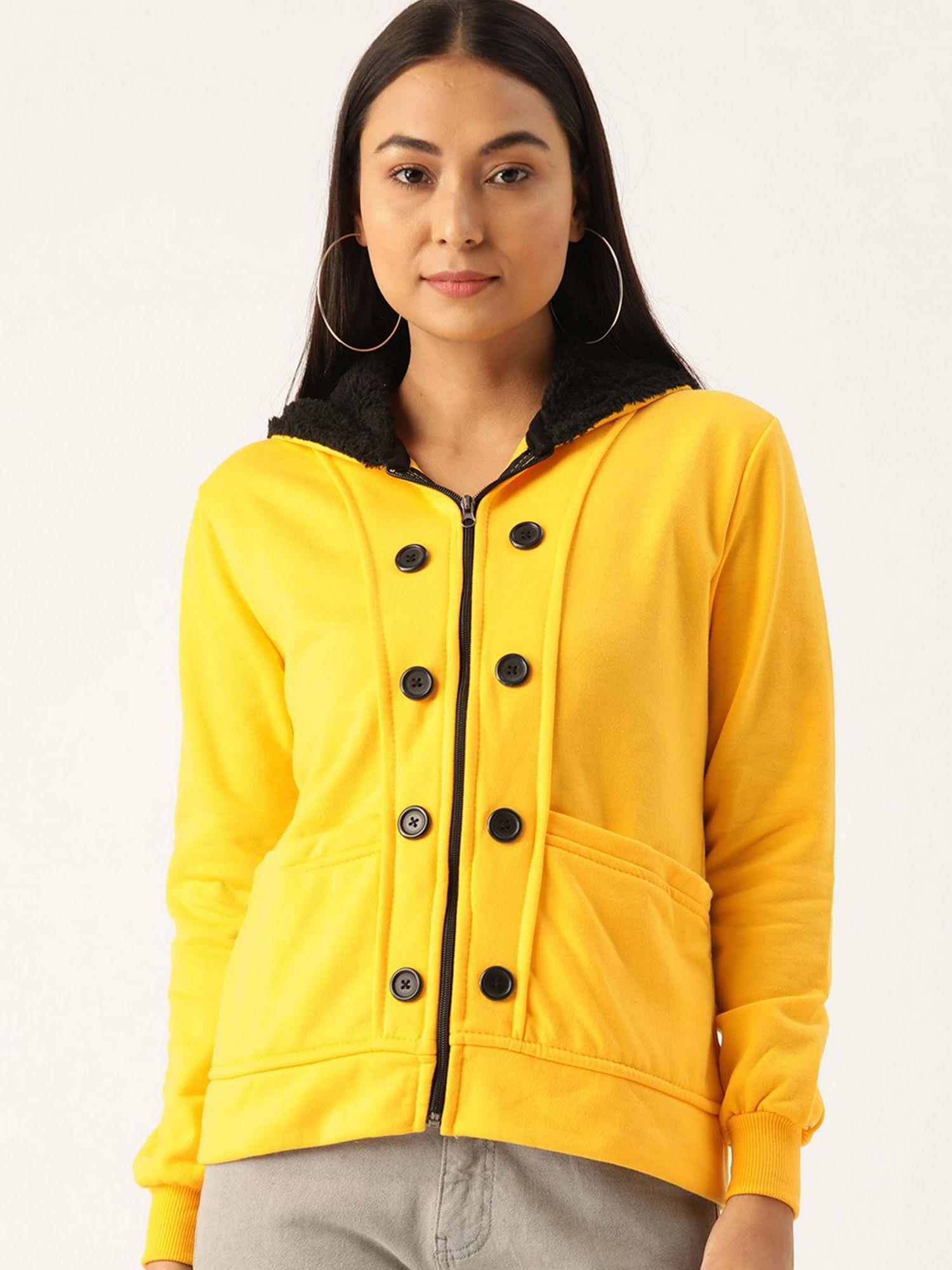 yellow solid jacket