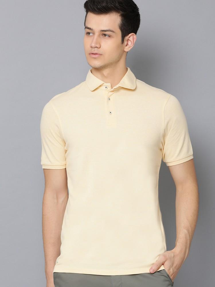 yellow solid polo
