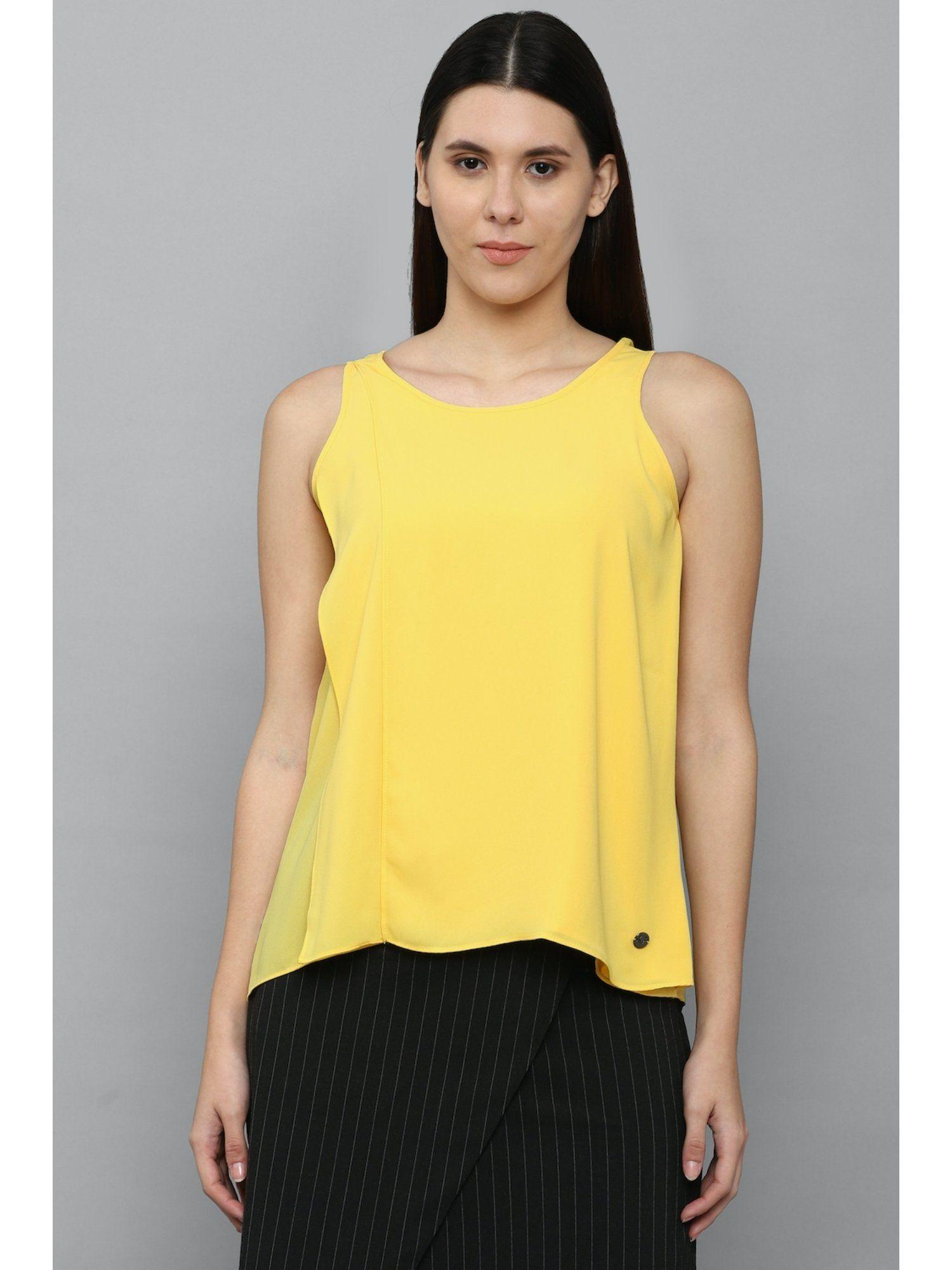 yellow solid top