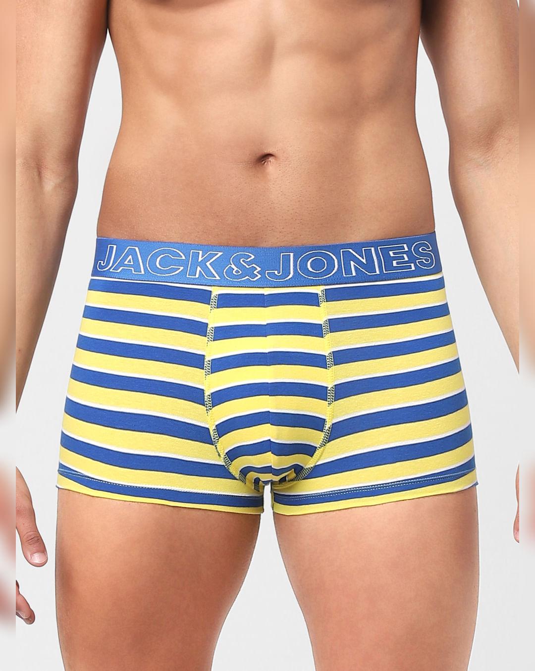 yellow striped trunks