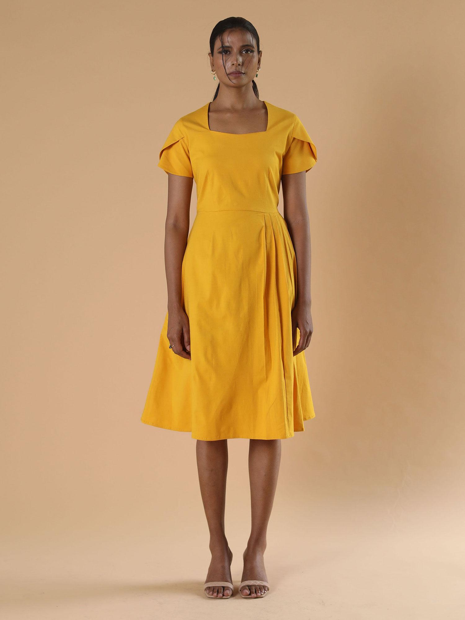 yellow the ritu dress