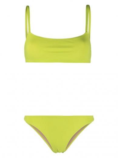 yellow undici low waist bikini