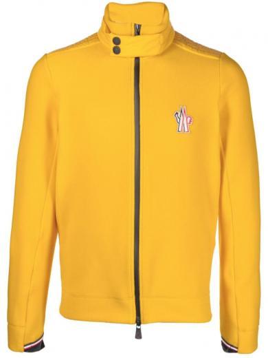 yellow windproof jacket