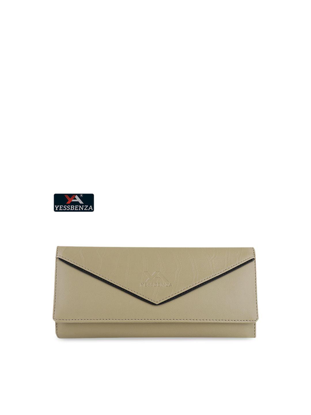 yessbenza women beige envelope wallets