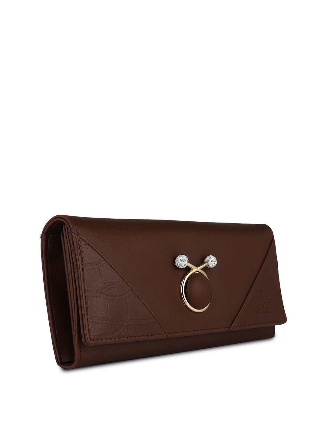 yessbenza women bow detail two fold wallet