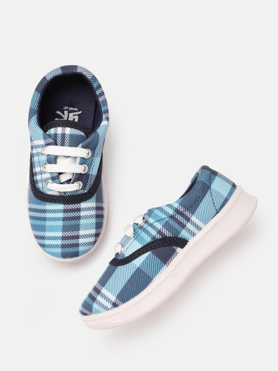 yk-boys-blue-&-white-checked-sneakers