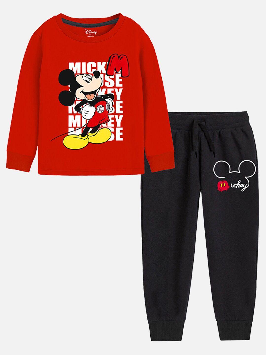 yk-disney-boys-mickey-mouse-printed-t-shirt-with-trousers