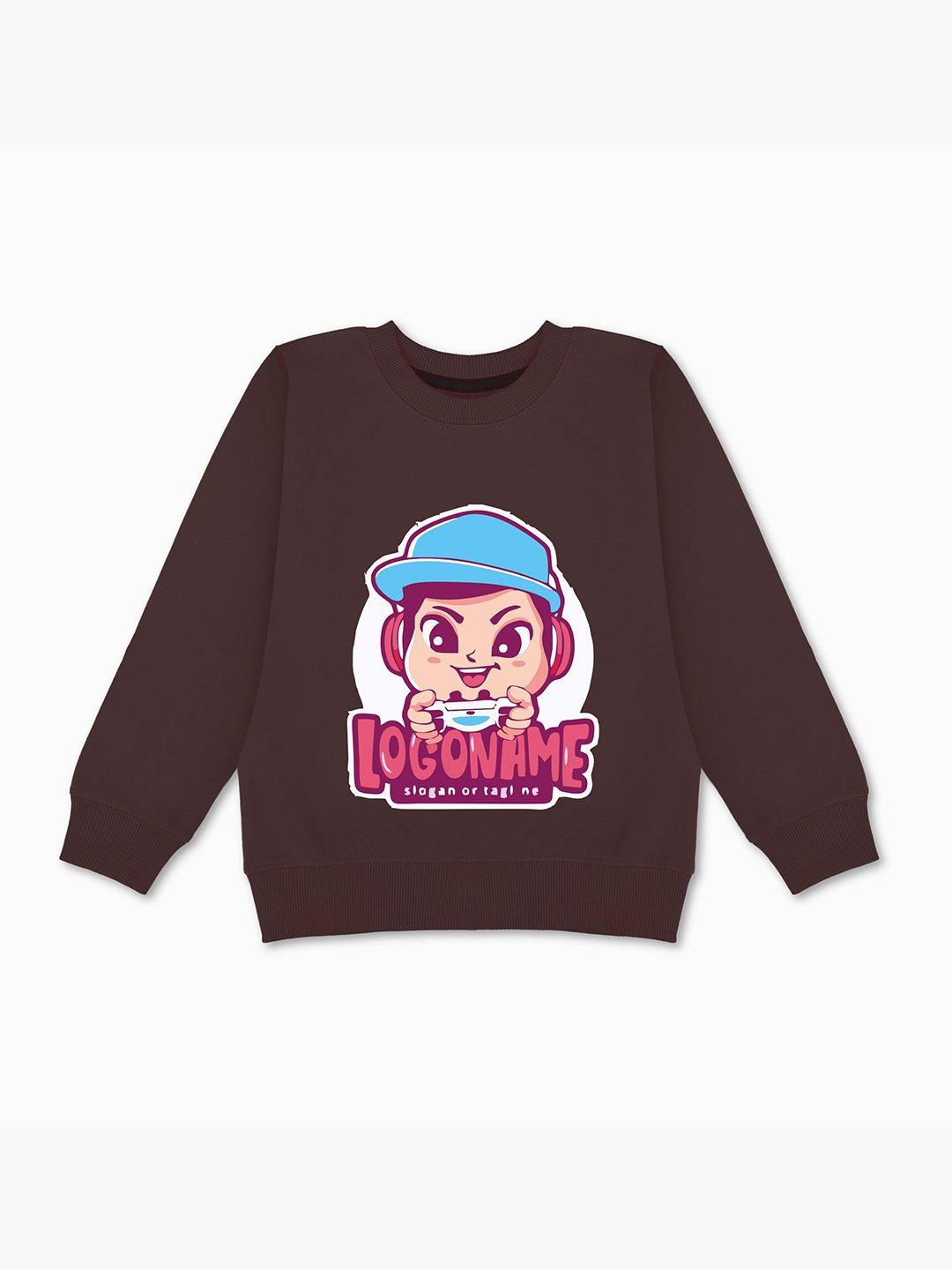 yk boys graphic printed fleece sweatshirt