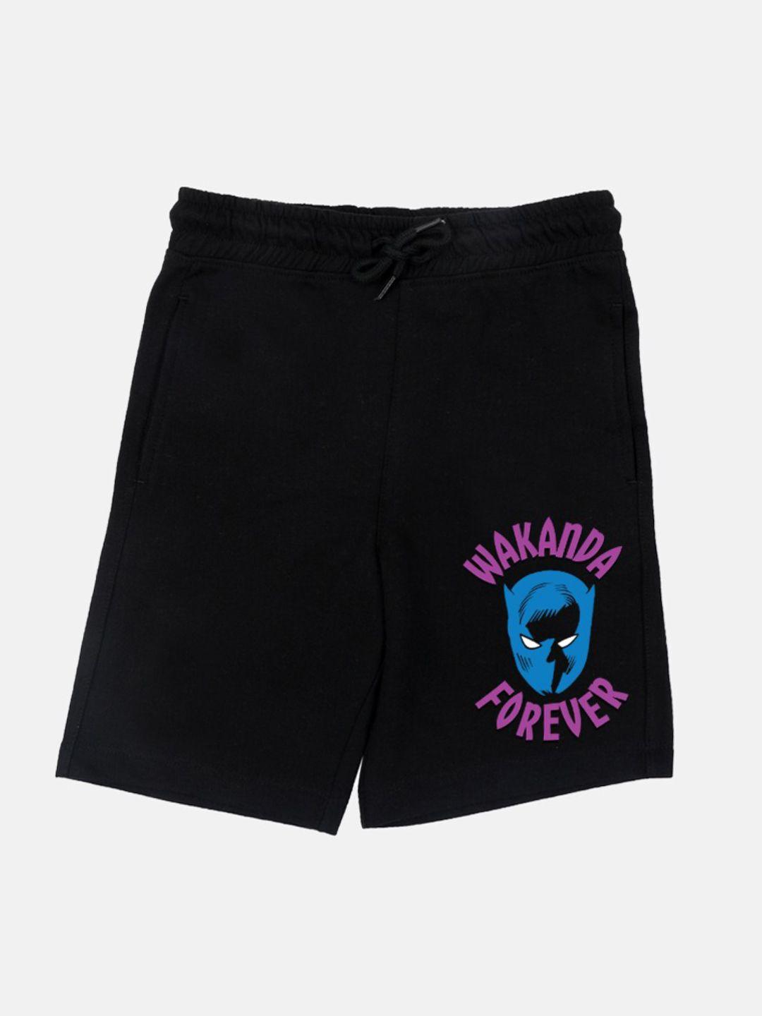yk boys graphic printed mid-rise outdoor shorts