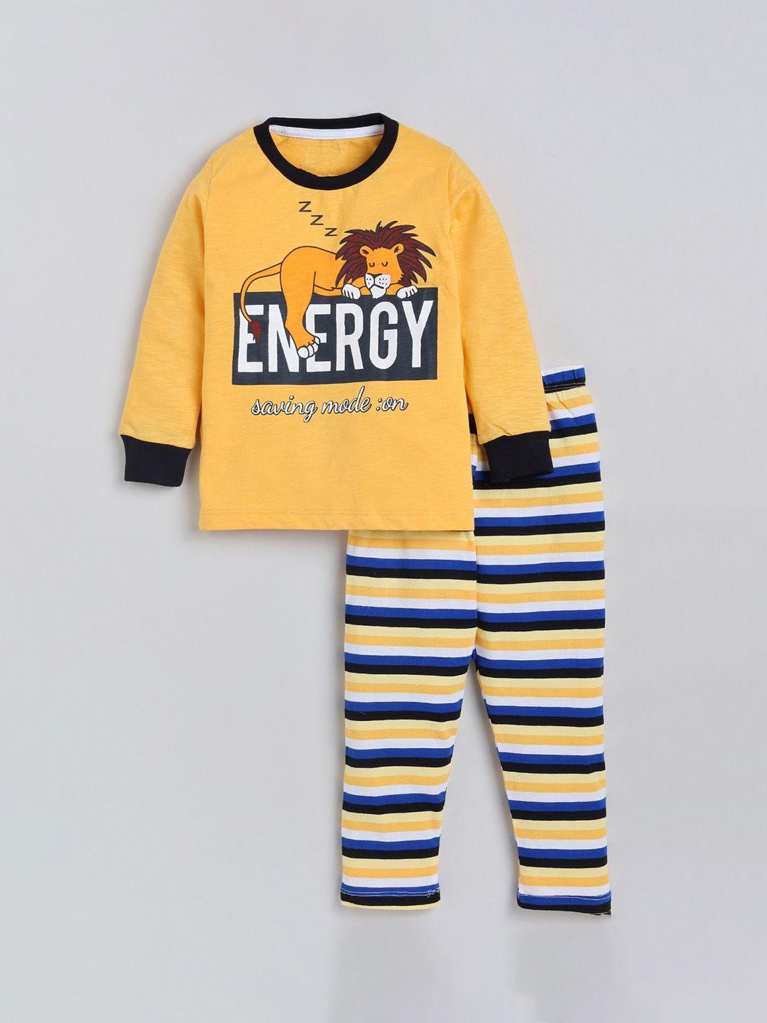 yk boys graphic printed night suit