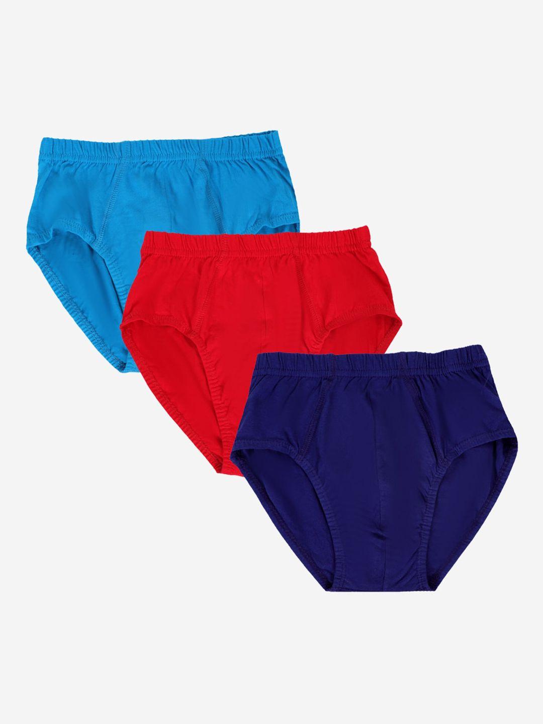 yk boys pack of 3 assorted cotton basic briefs