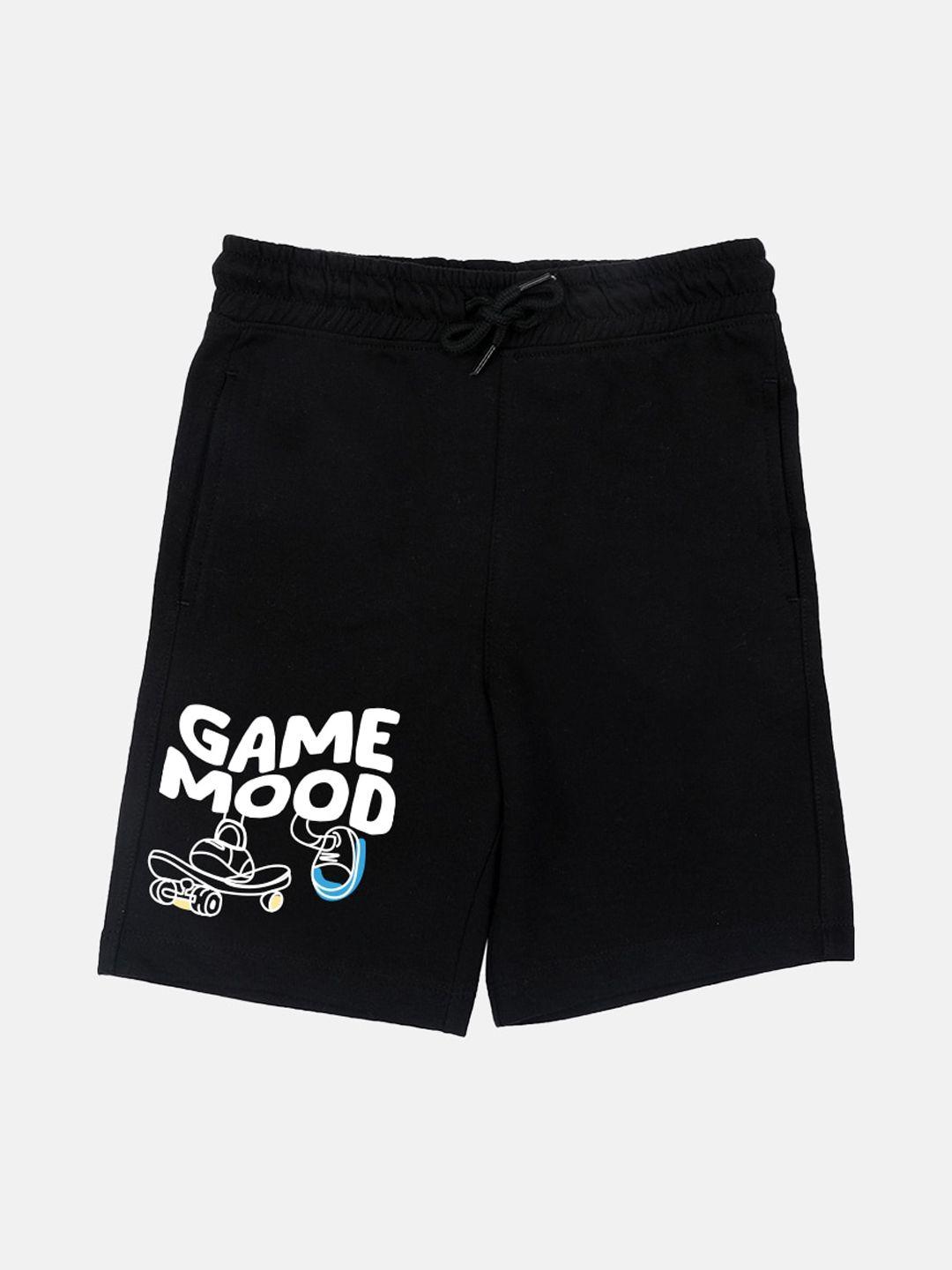 yk boys typography printed outdoor shorts