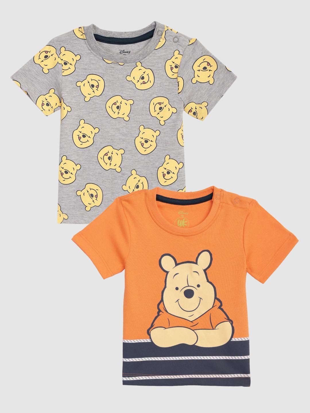 yk disney infant boys pack of 2 winnie the pooh print t-shirts