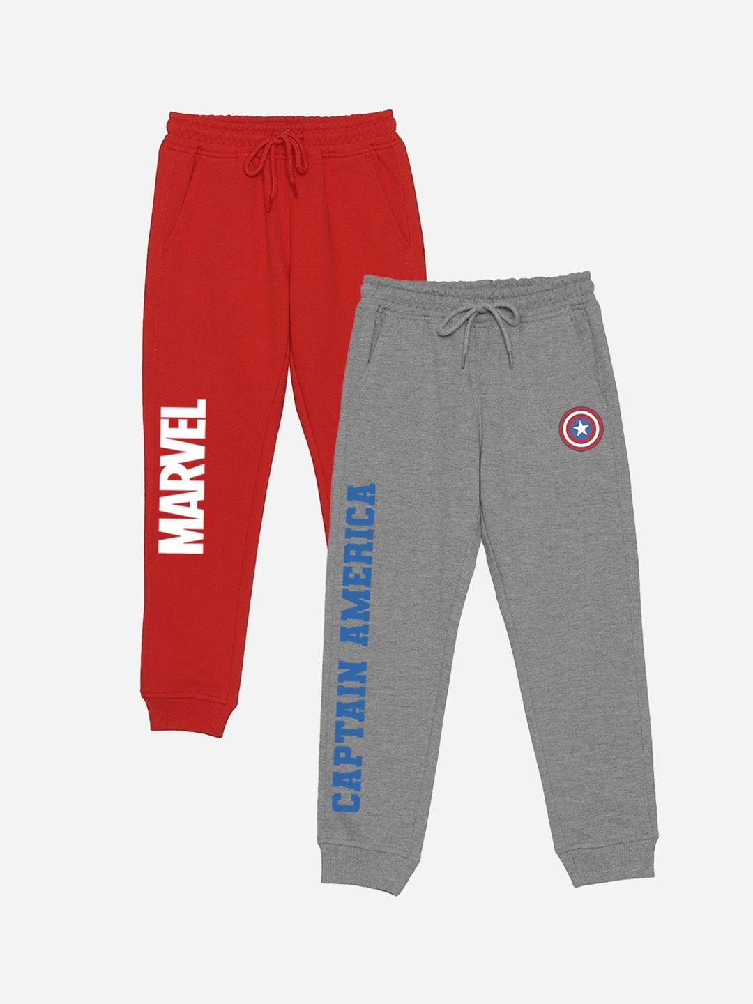 yk marvel boys pack of 2 printed joggers