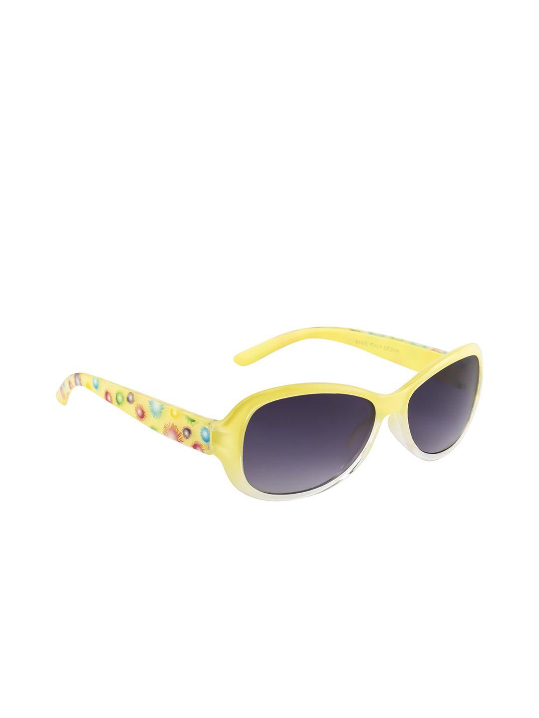 yk unisex kids oval sunglasses with uv protected lens yk-j8125