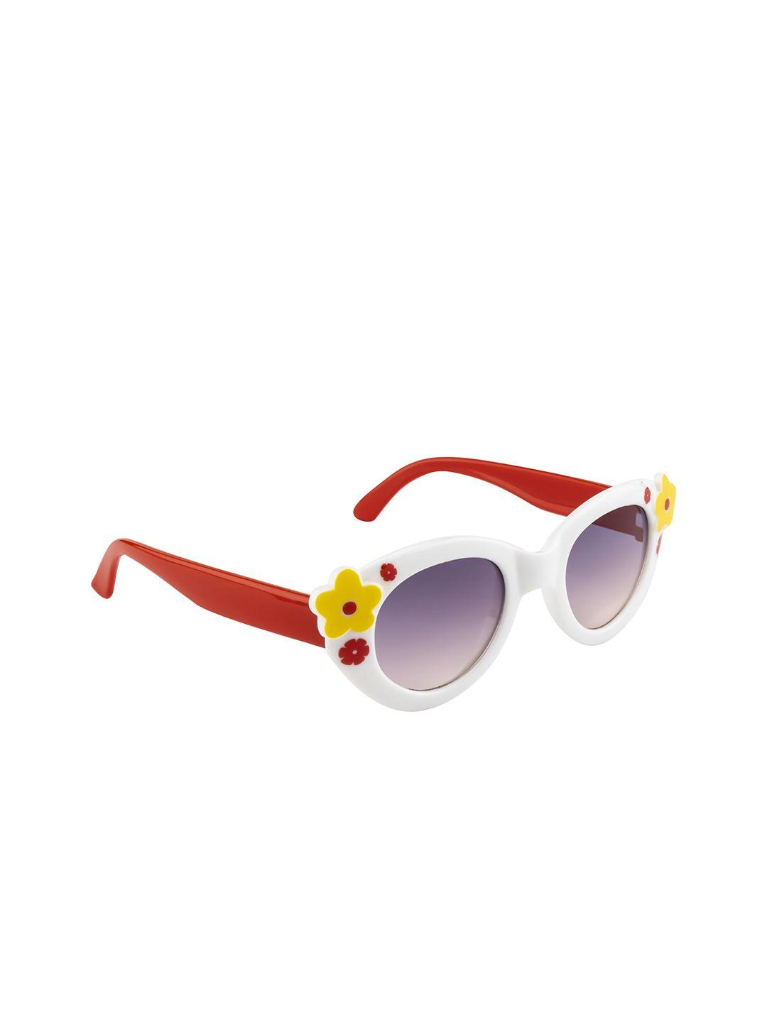 yk unisex kids oval sunglasses with uv protected lens yk-j8133