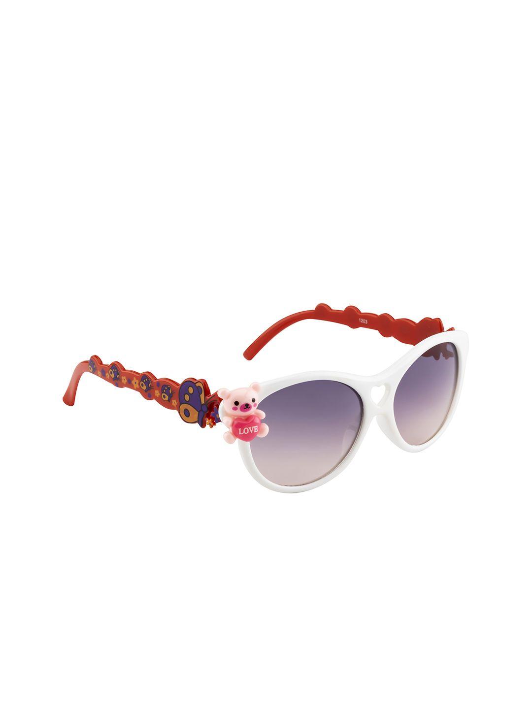 yk unisex kids oval sunglasses with uv protected lens yk-j8157