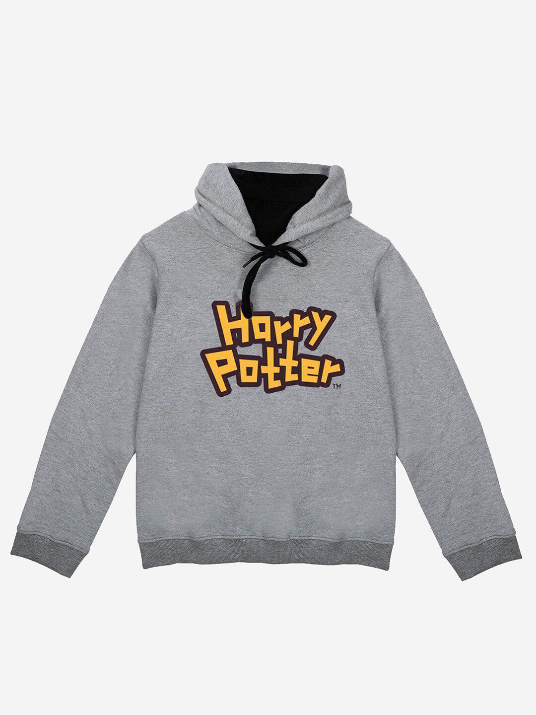 yk warner bros boys grey harry potter printed hooded sweatshirt