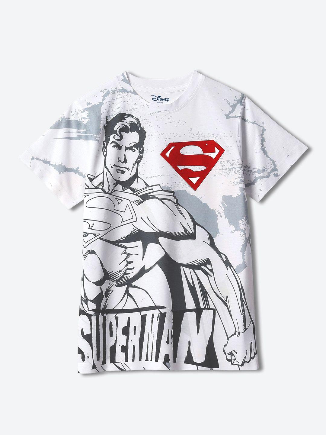 yk warner bros boys superman printed t-shirt