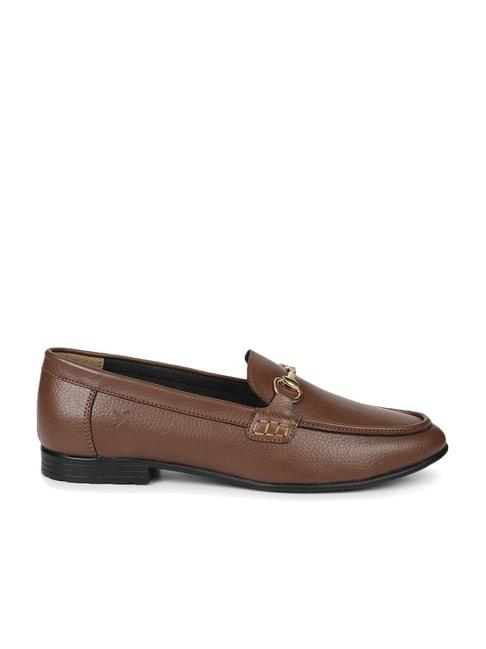 yoho women's brown casual loafers