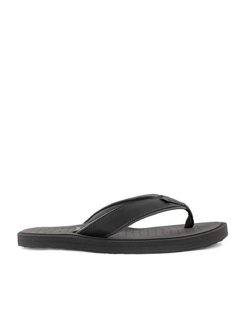 yoho men's arch support grey flip flops