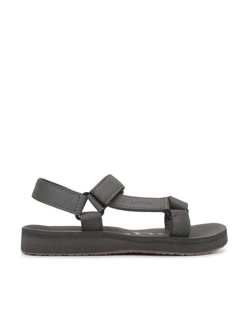 yoho men's grey floater sandals