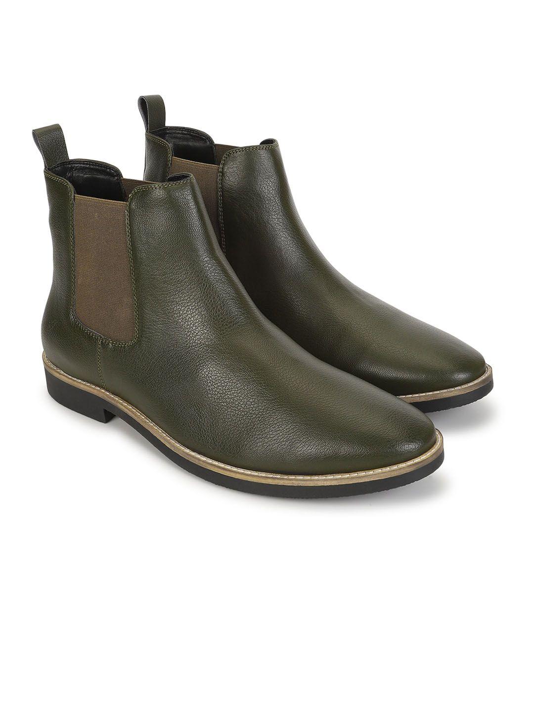 yoho men mid top lightweight chelsea boots