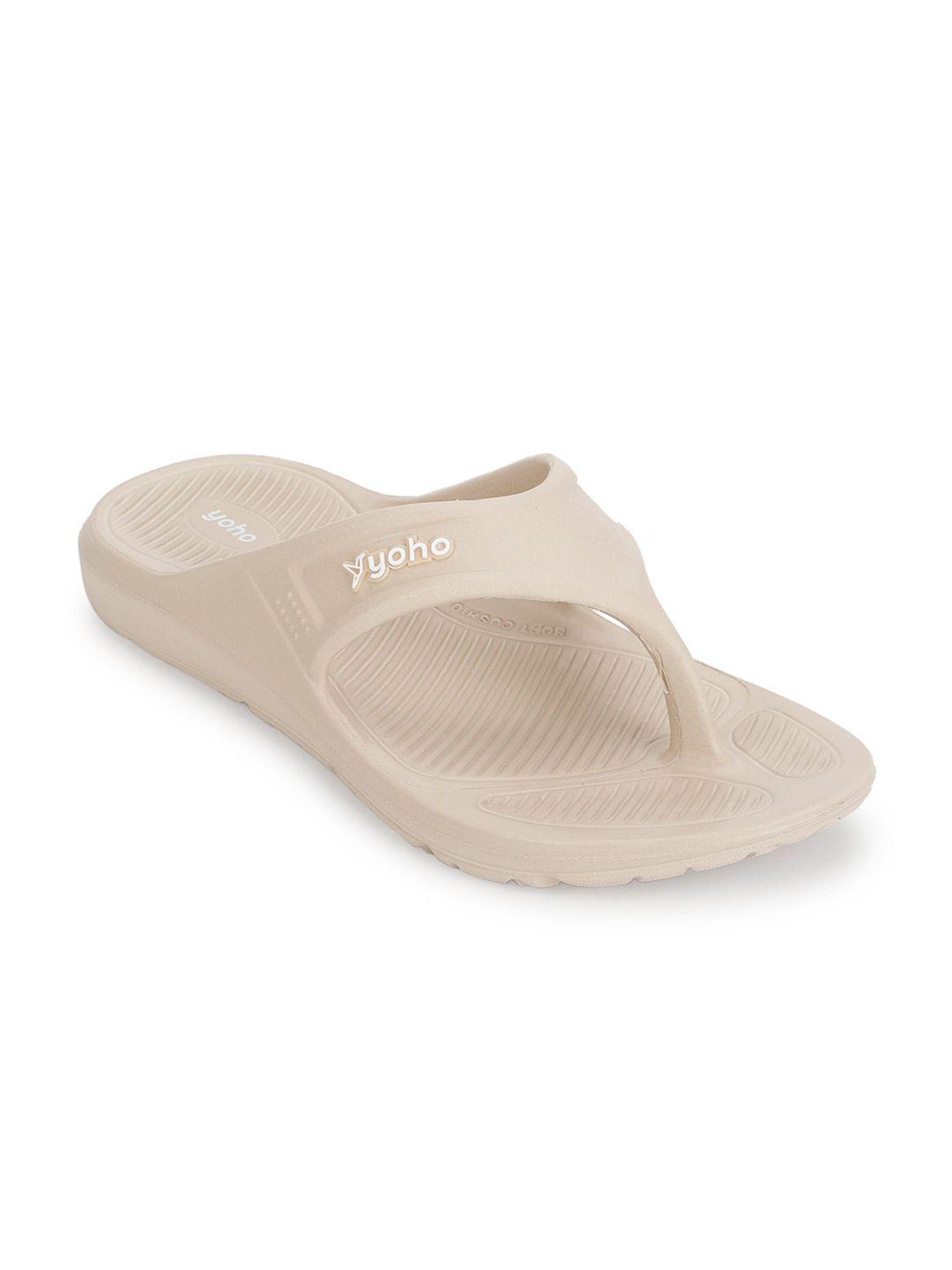 yoho men rubber thong flip-flops