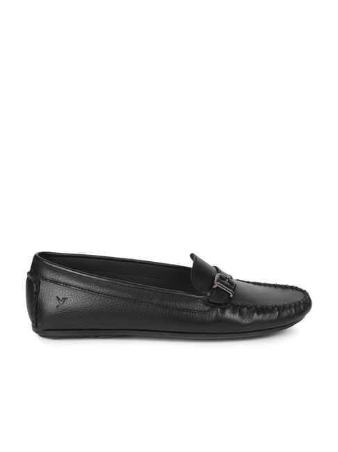 yoho women's black casual loafers