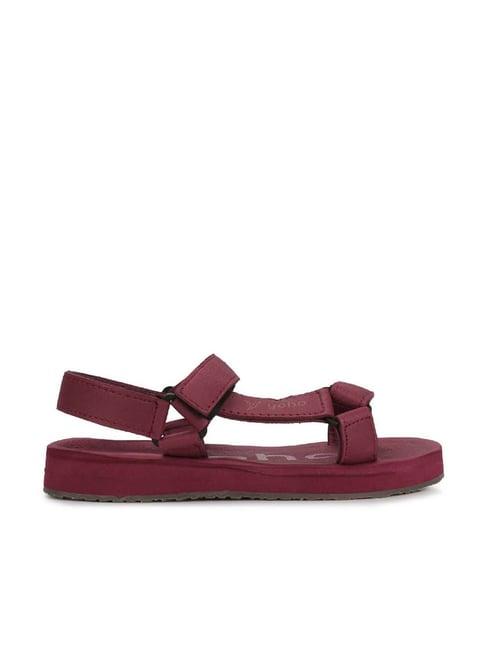 yoho women's maroon floater sandals