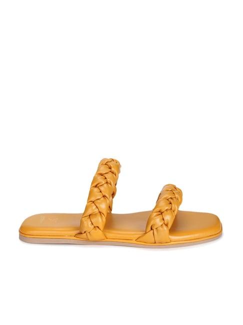 yoho women's mustard casual sandals