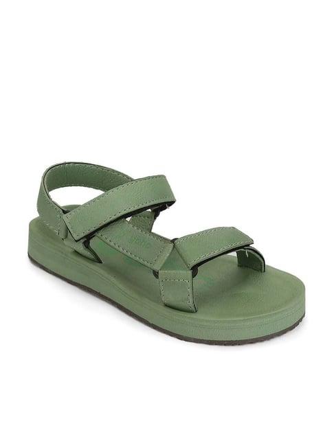 yoho women's pastel green floater sandals