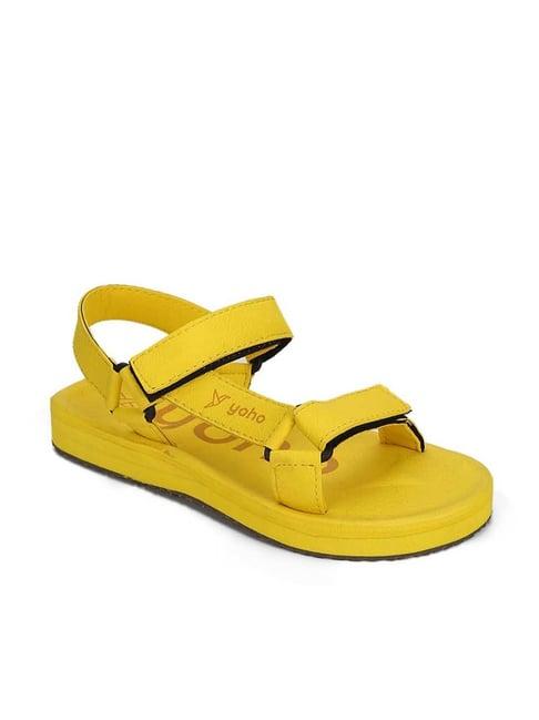 yoho women's yellow floater sandals