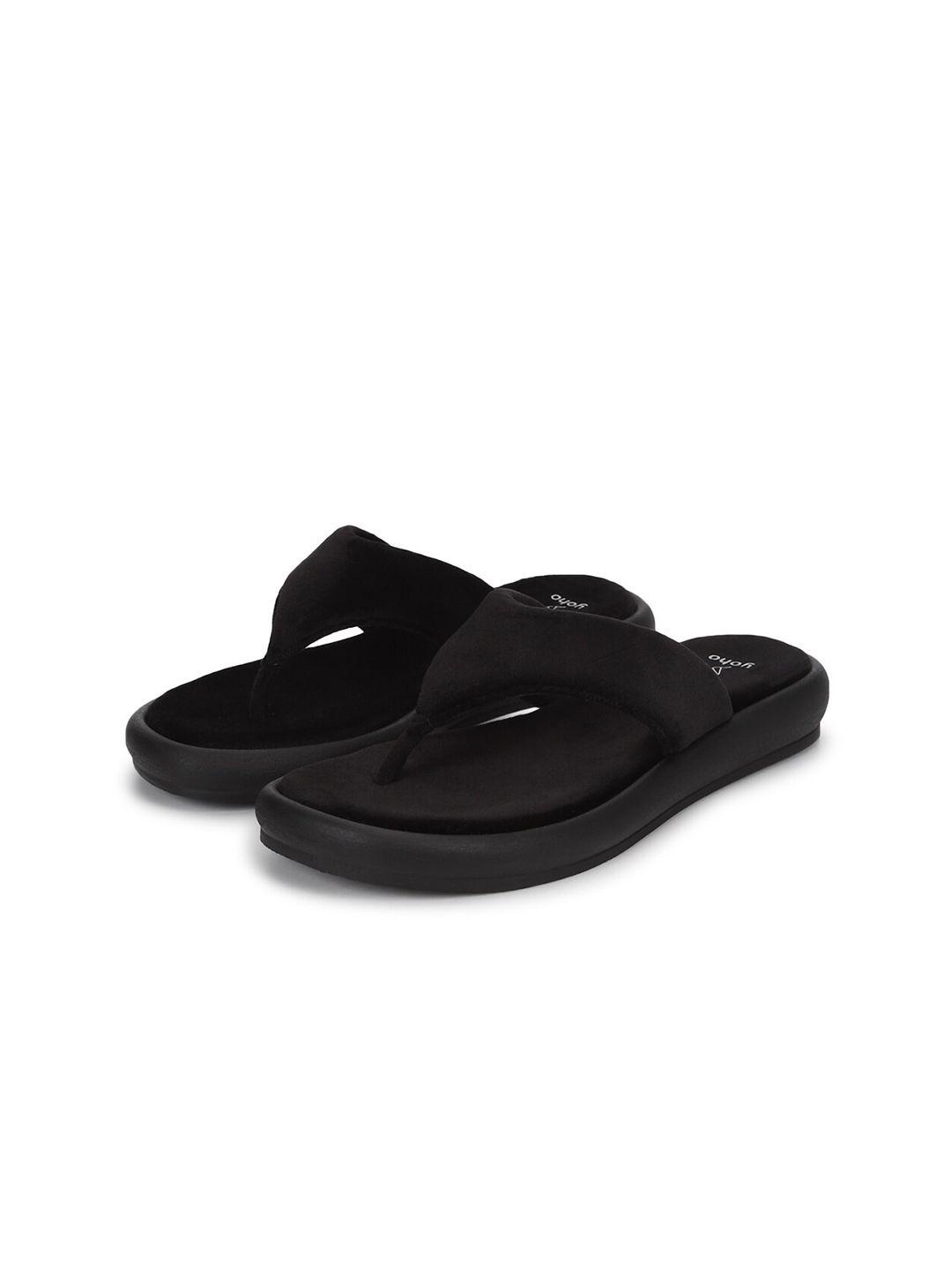 yoho women slip-on thong flip-flops